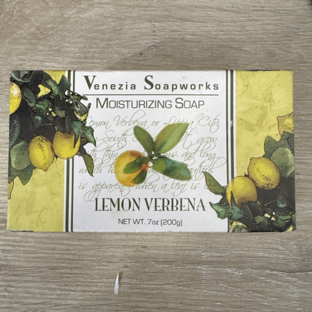 Venezia Soapworks Pure Vegetable Soap Triple Refined 7oz, Made In USA